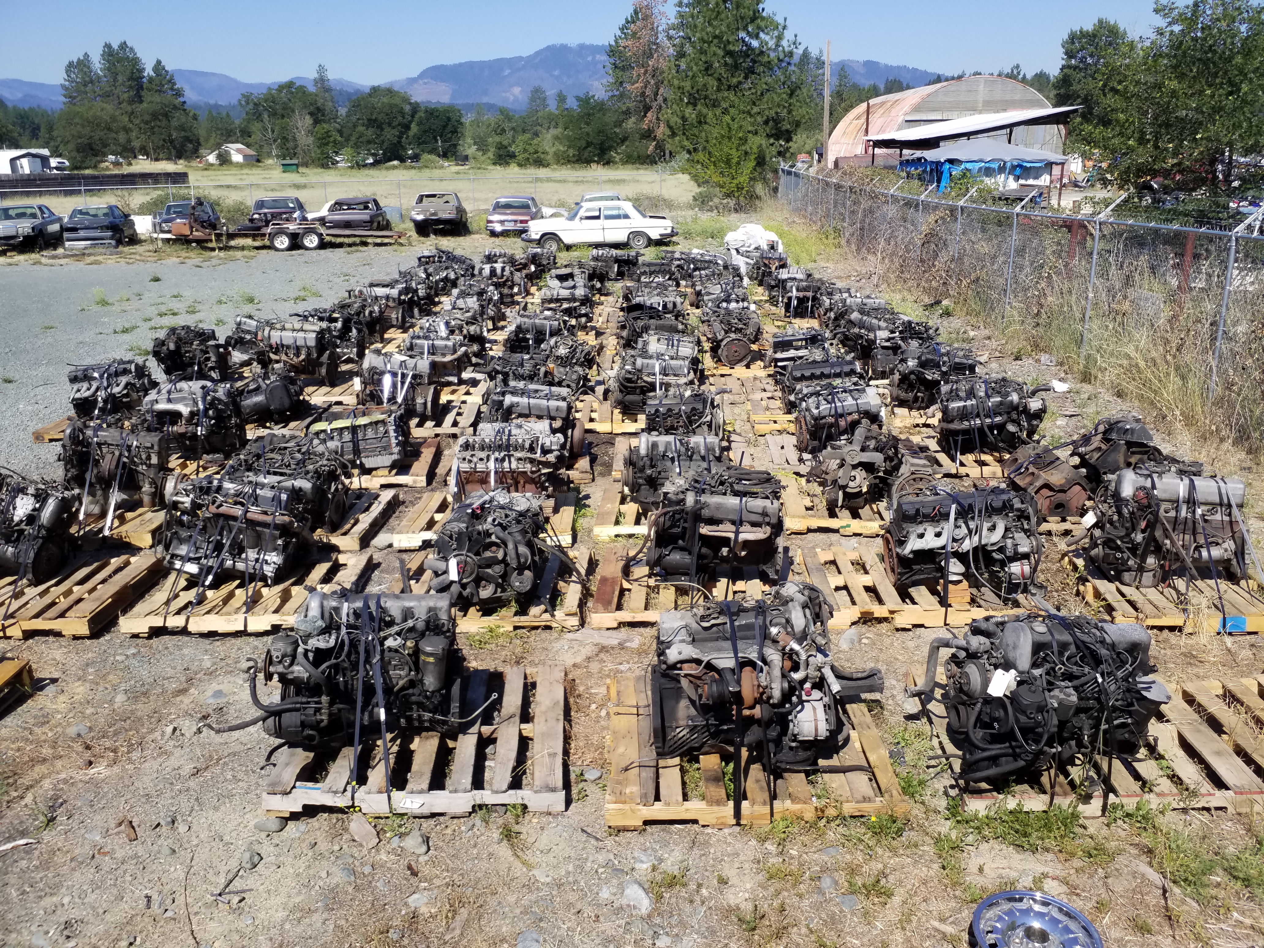 Used Classic Mercedes Engine Collection